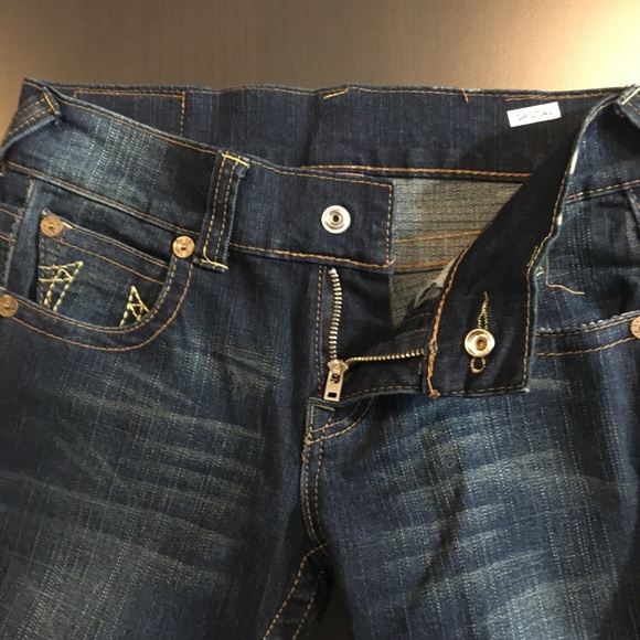 True Religion vintage wash blue jeans in size 10 - Picture 6 of 16